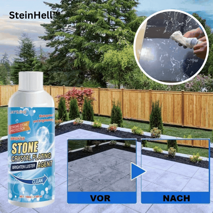 Stone Stain Remover 3×100 ml (2+1 Free) | For Wine, Coffee, Grease &amp; Water Stains | Gentle, Fast &amp; Shine Enhancing