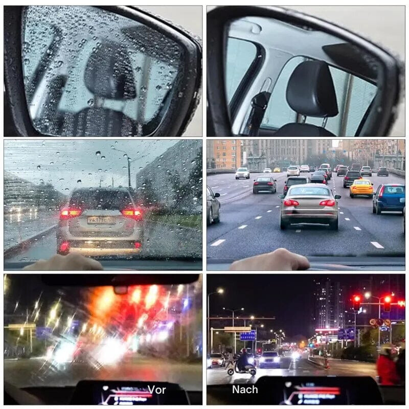 Hydrophobic glass sealant for car &amp; home | water-repellent clear view in minutes | for windshield, windows &amp; mirrors