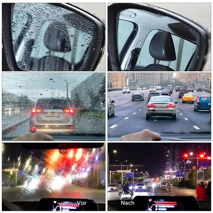 Hydrophobic glass sealant for car &amp; home | water-repellent clear view in minutes | for windshield, windows &amp; mirrors