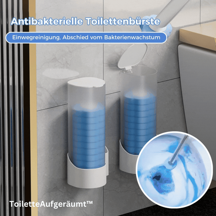 Antibacterial Disposable Toilet Brush | Hygienic Cleaning &amp; Fresh Scent | Easy Use for a Clean Bathroom