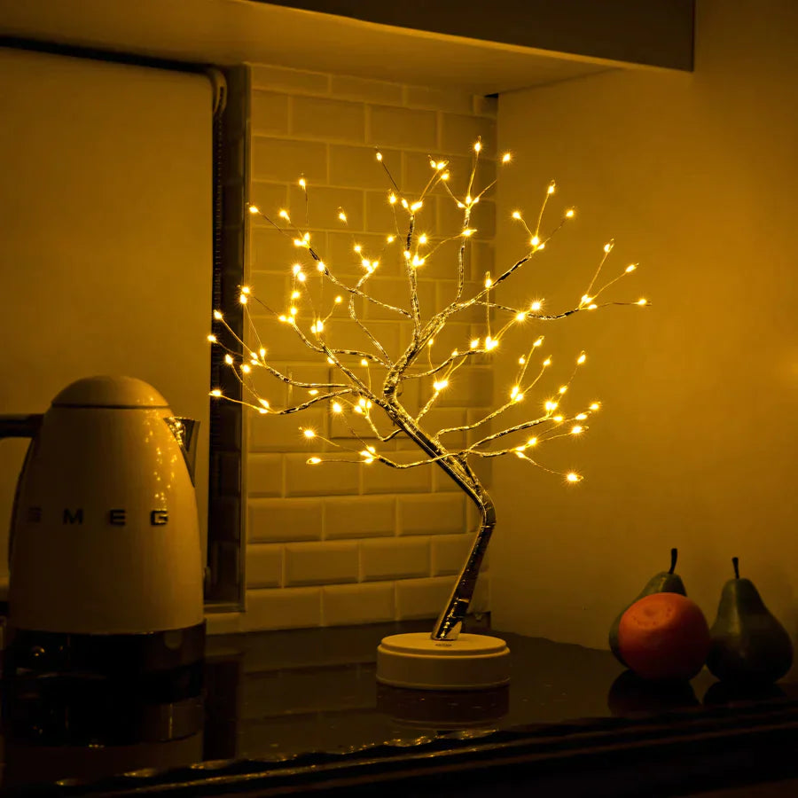 LumiTree™ Magische LED-Baumlampe | Stimmungslicht für Entspannung &amp; Wohlbefinden | Flexibel Formbar &amp; Handgefertigt