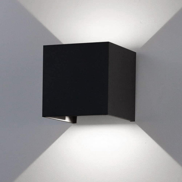 HelleNacht™ Lampada da parete LED premium | Impermeabile IP65 | Sensore di movimento | Luce calda up &amp; down