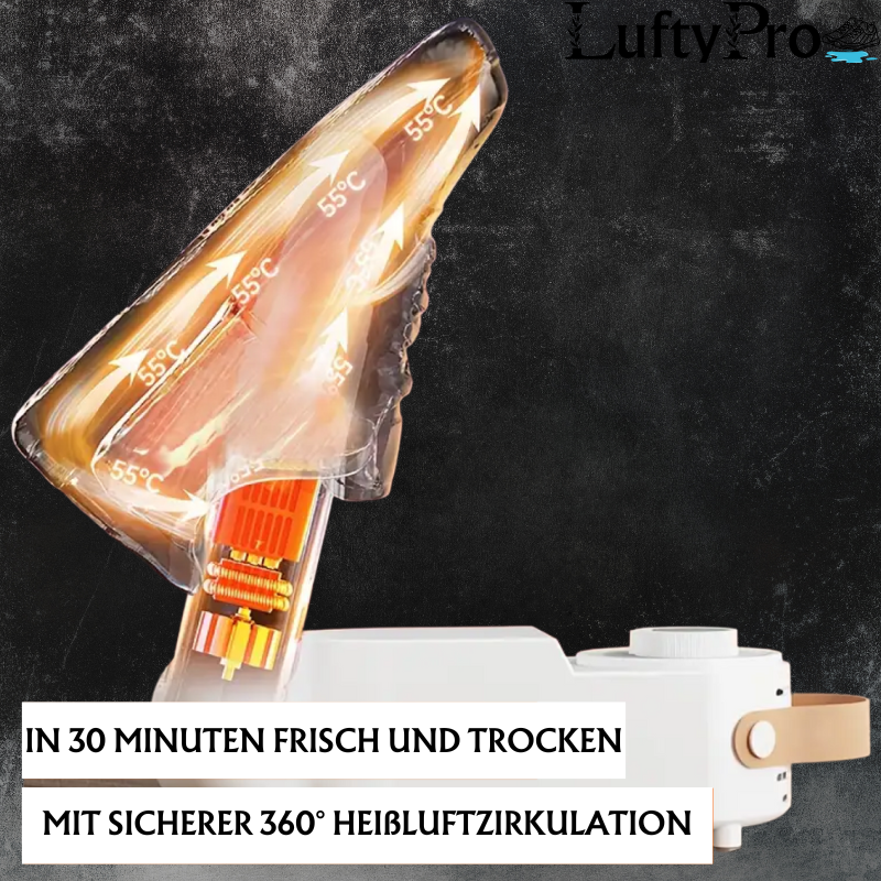 SchuhBrise™ gyengéd melegáramlat