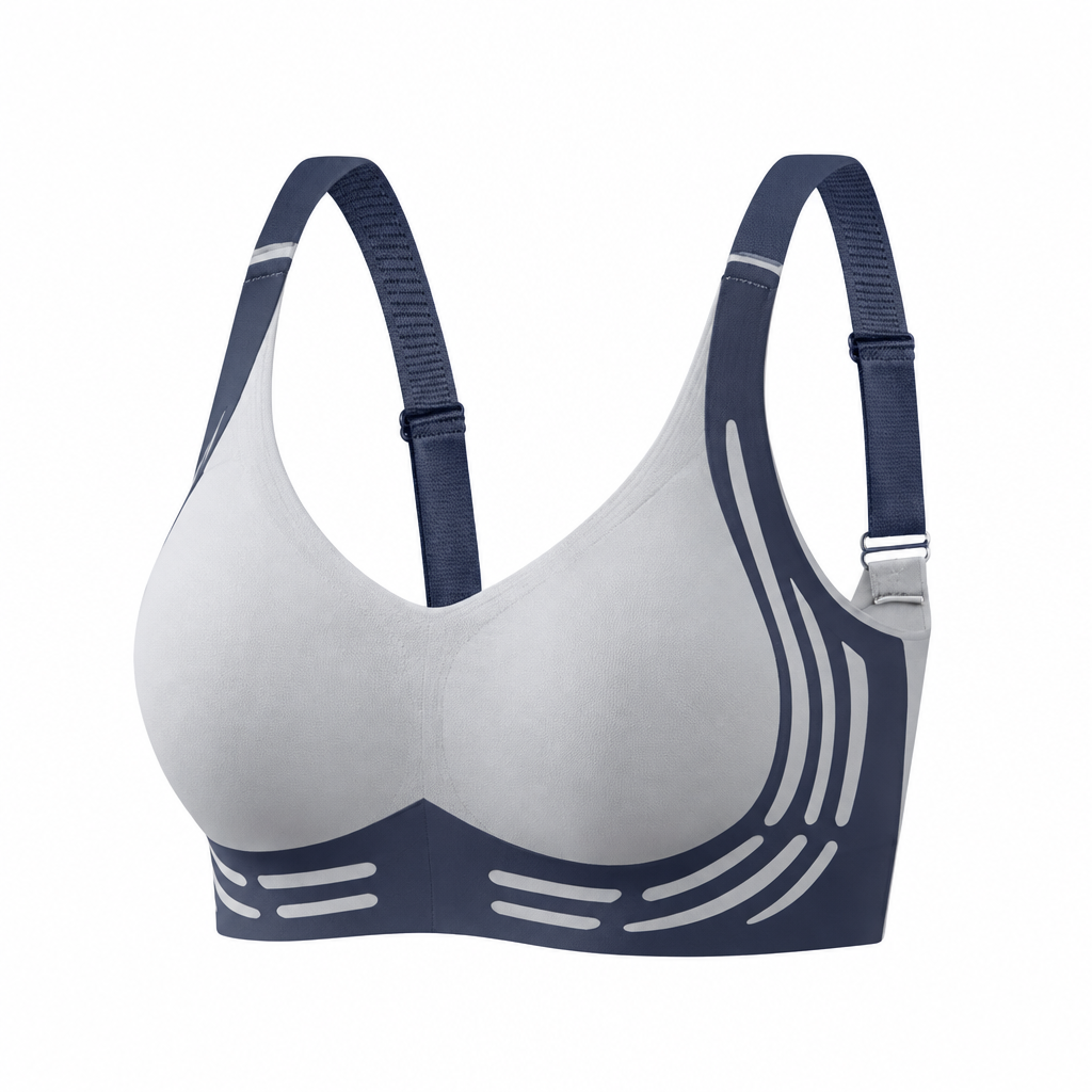 Push-up-BH ohne Bügel | Bequemer Damen-BH mit breiten Trägern, U-Rücken und formendem Lift-Effekt