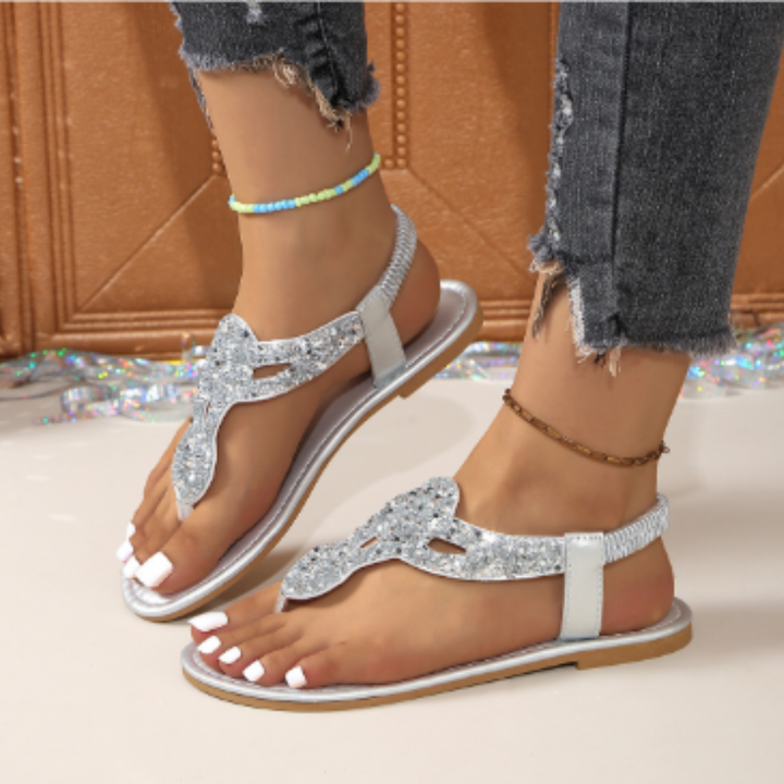 Kaelie | Orthopädische Sandalen mit Kristallen