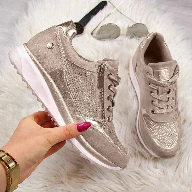 Damen Schuhe | Bequeme Alltagsschuhe mit Fußgewölbestütze und Anti-Rutsch-Sohle