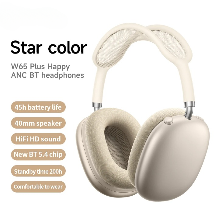 Bluetooth Over-Ear Kopfhörer mit ANC | Bluetooth 5.4, 40-mm-Treiber und bis zu 45 Std. Akkulaufzeit