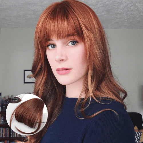 Clip-in Ponyfrisur für Damen | Sofort neuer Look ohne Schneiden | Leicht, atmungsaktiv &amp; bequem | Sicherer Halt | Mehrere Farben