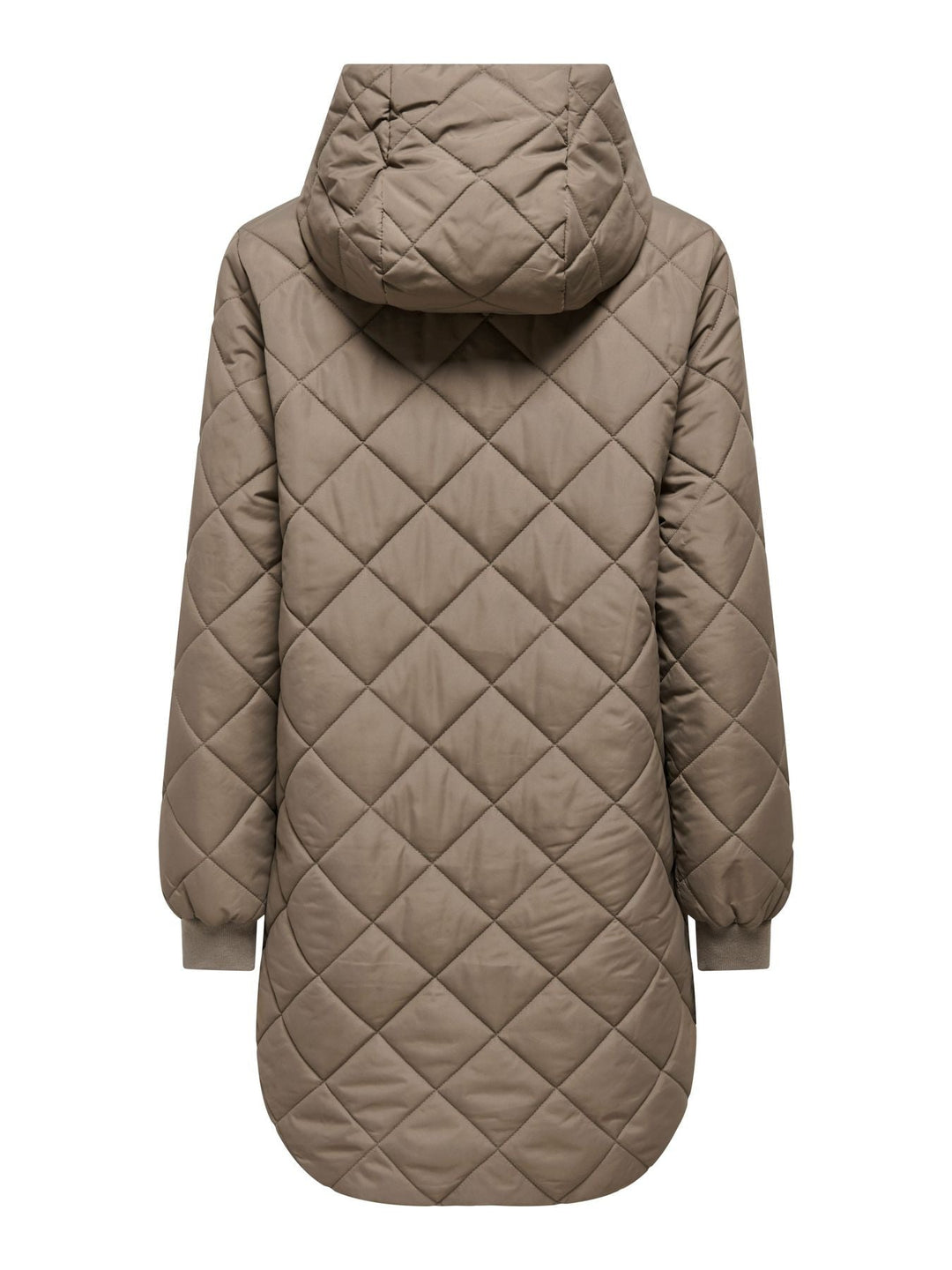 Damen Steppjacke mit Kapuze | Leichte Übergangsjacke mit durchgehendem Reißverschluss und elastischen Ärmelbündchen für kühle Tage