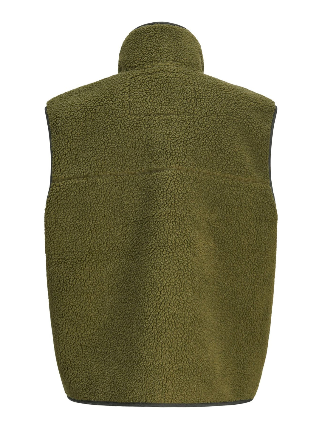 Damen Teddy Weste aus weichem Fleece | Flauschige ärmellose Weste mit Stehkragen, Knopfleiste und Fronttaschen für kalte Tage