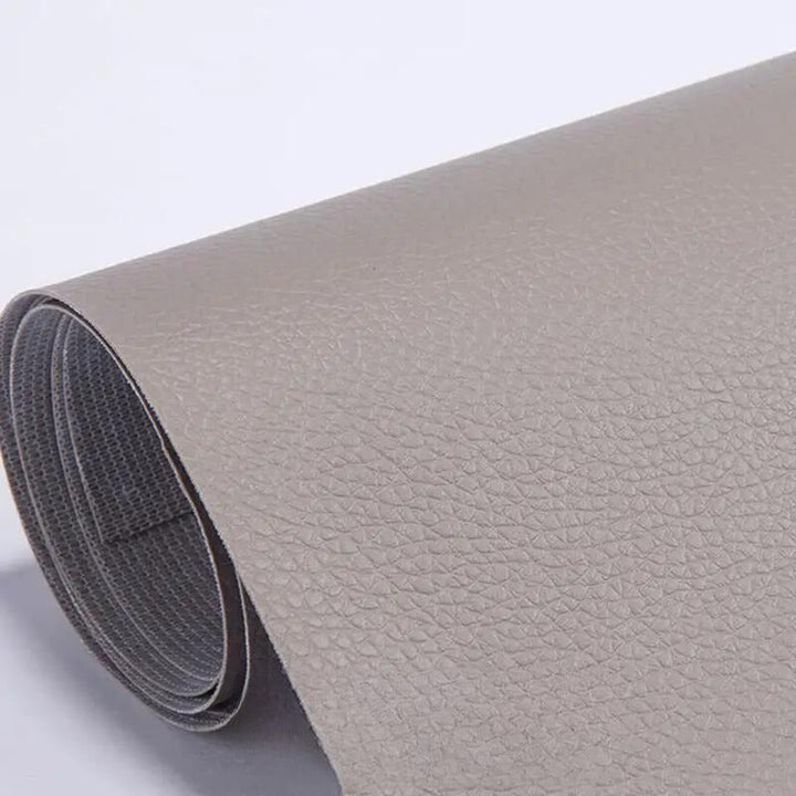 Kit de réparation cuir auto-adhésif 50 × 138 cm | Patchs de réparation découpables | Étanche &amp; robuste | Pour canapé, voiture &amp; sacs