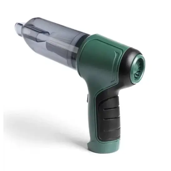 Kabelloser Mini-Handstaubsauger 120W | 12.000 Pa Saugleistung, leise | 3-in-1 Zubehör für Auto, Zuhause &amp; PC | USB-Ladung