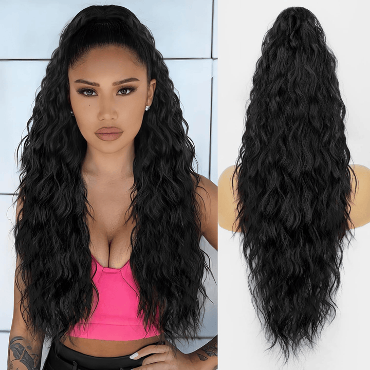 GlamBraid™ Natural Seamless Ponytail