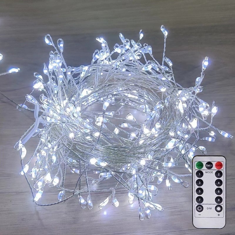 LED Kupferdraht Lichterkette | Flexibel, Formbar &amp; Wasserdicht | Für Innen &amp; Außen