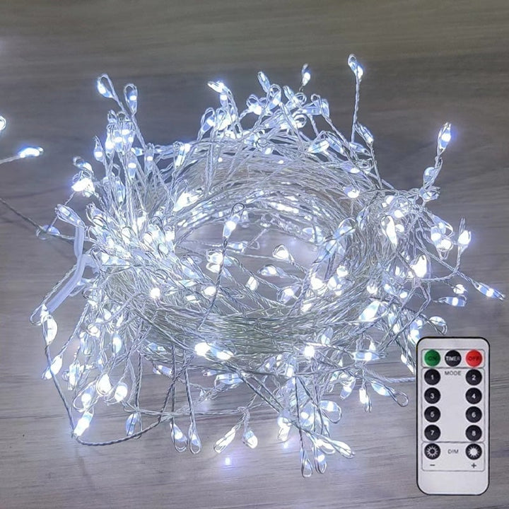 LED Kupferdraht Lichterkette | Flexibel, Formbar &amp; Wasserdicht | Für Innen &amp; Außen