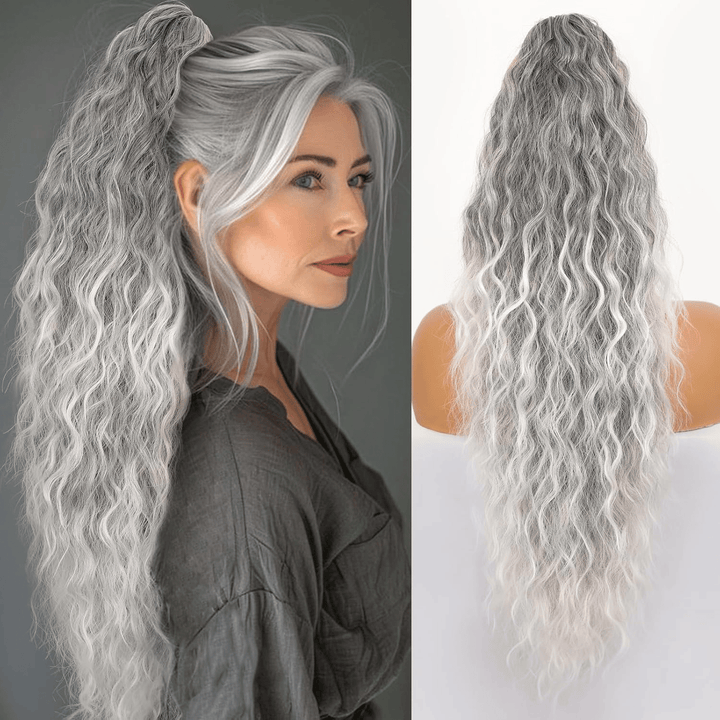 GlamBraid™ Natural Seamless Ponytail