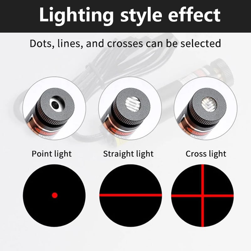 Guida laser per cucito con magnete | Cuciture dritte senza segnare | Laser a linea/croce/punto per macchina da cucire e tagliacuci