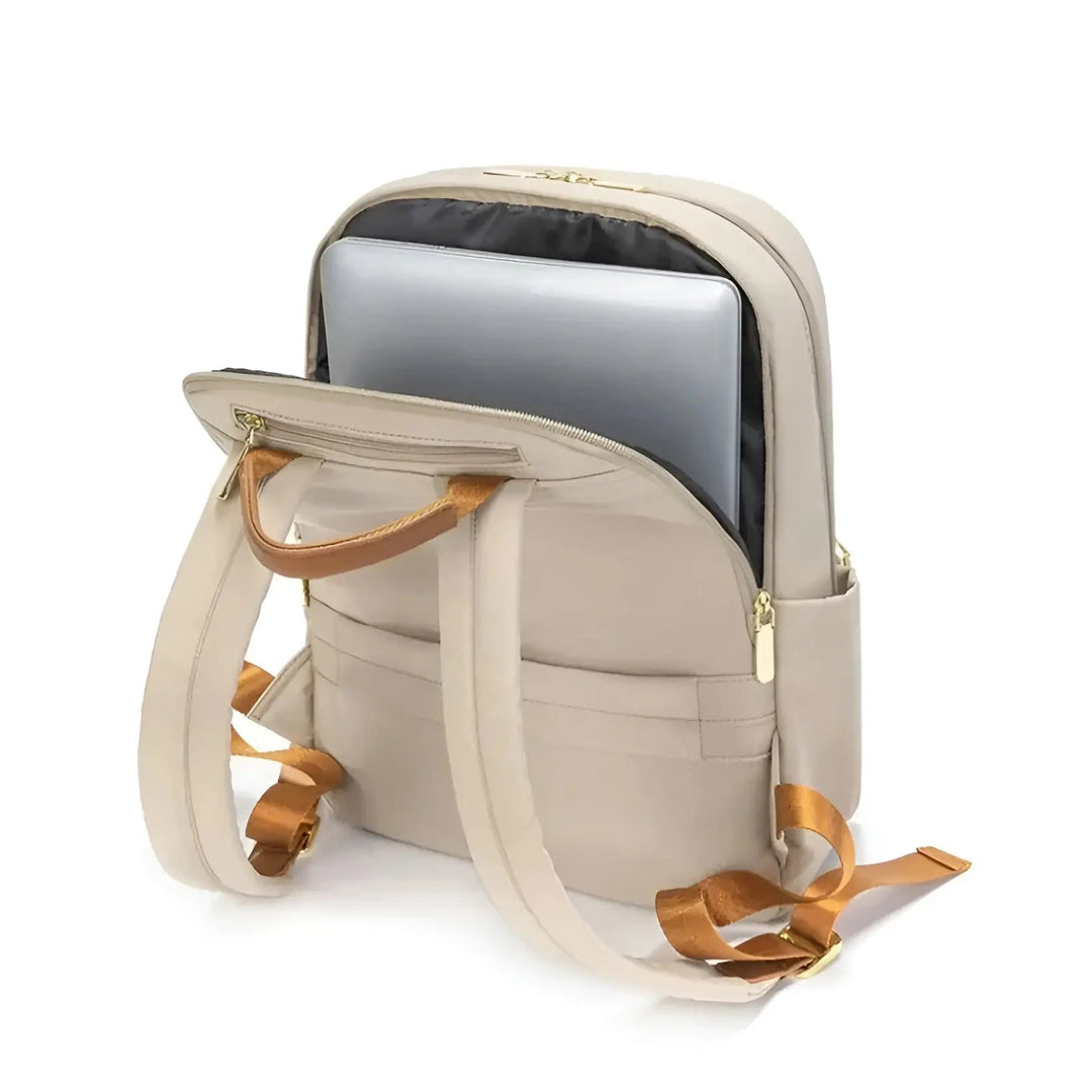 Damen Rucksack mit Laptopfach bis 14 Zoll | Wasserabweisender, leichter Rucksack für Büro, Reisen und Alltag