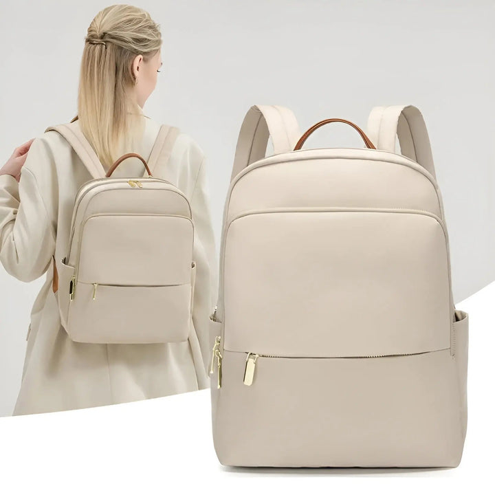 Damen Rucksack mit Laptopfach bis 14 Zoll | Wasserabweisender, leichter Rucksack für Büro, Reisen und Alltag