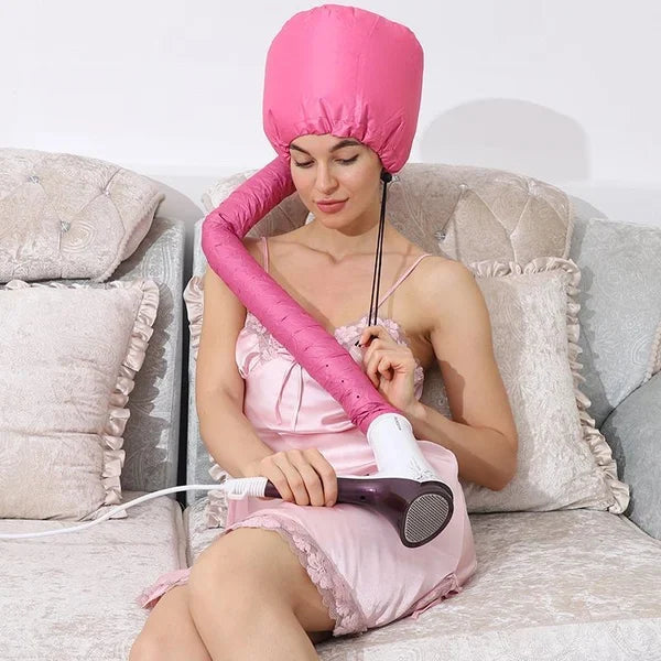 Curl drying hood for air curling | Hands-free &amp; even heat | Faster drying &amp; styling curls on the go