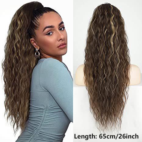 GlamBraid™ Natural Seamless Ponytail