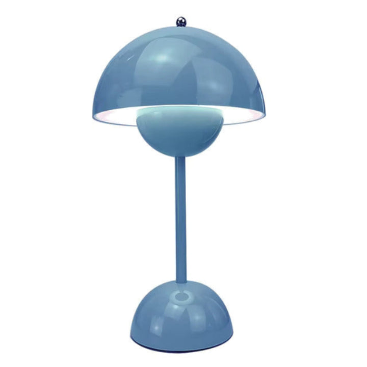Wireless retro table lamp with battery | Warm white LED, 3-level dimmable | Touch control, USB charging, up to 10 hrs, 25×13 cm