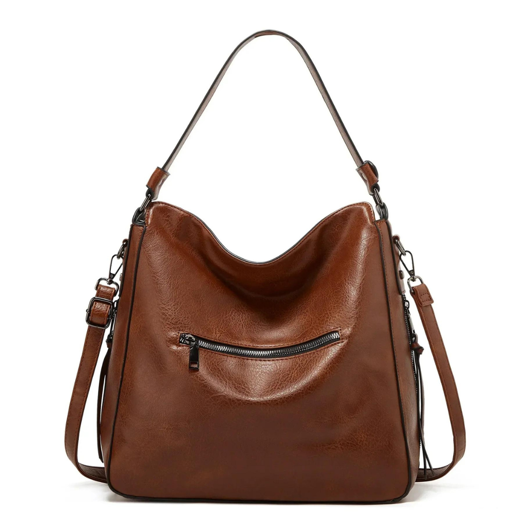 Damen Umhängetasche | Große Schultertasche mit verstellbarem Riemen, geräumigem Hauptfach und praktischer Innenaufteilung