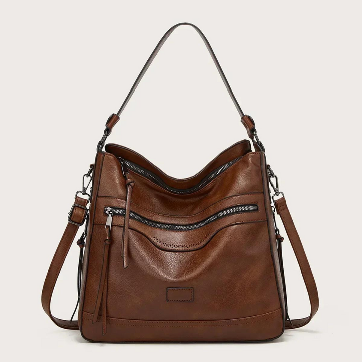 Damen Umhängetasche | Große Schultertasche mit verstellbarem Riemen, geräumigem Hauptfach und praktischer Innenaufteilung