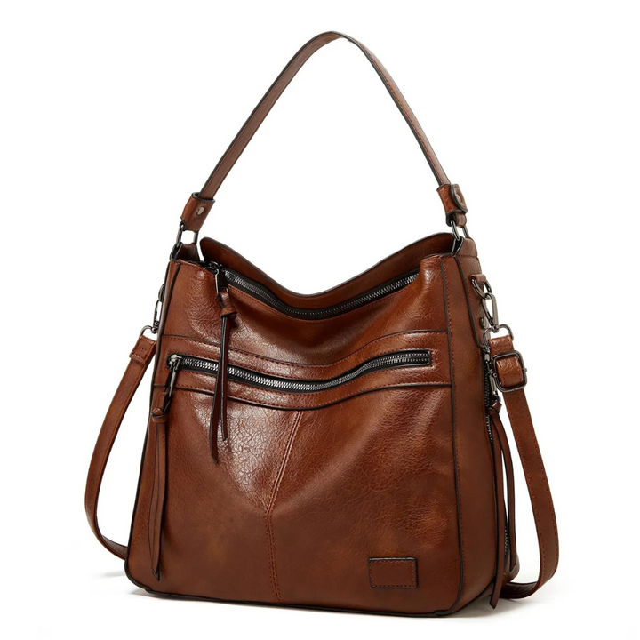 Damen Umhängetasche | Große Schultertasche mit verstellbarem Riemen, geräumigem Hauptfach und praktischer Innenaufteilung