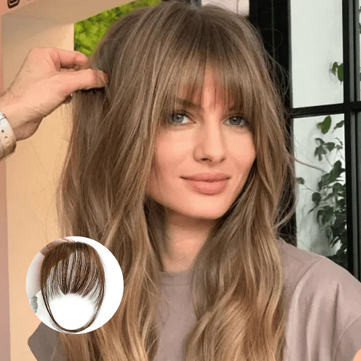 Clip-in Ponyfrisur für Damen | Sofort neuer Look ohne Schneiden | Leicht, atmungsaktiv &amp; bequem | Sicherer Halt | Mehrere Farben