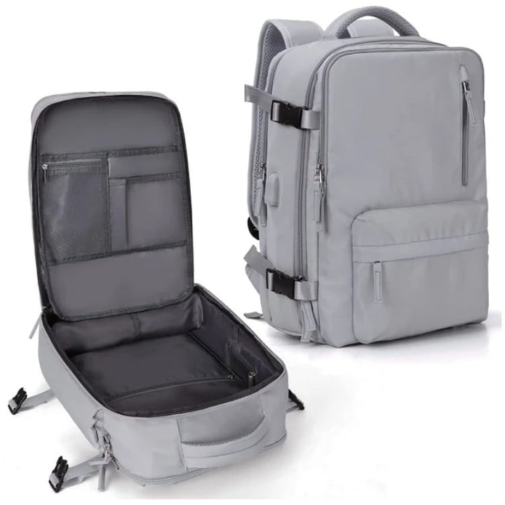 Reiserucksack Damen 35 L | Wasserabweisend mit Laptopfach, Schuhfach und USB-Anschluss SEO-Beschreibung: