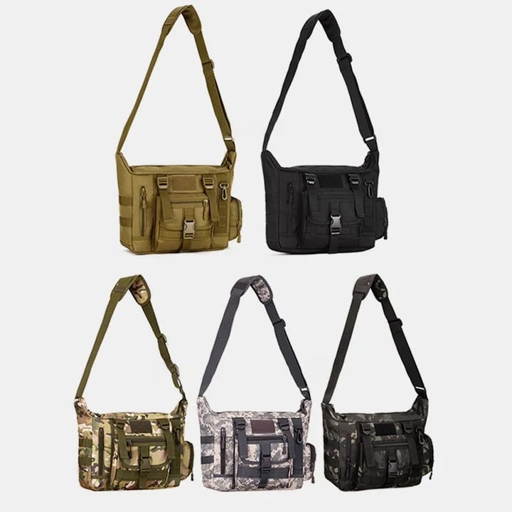 Herren Umhängetasche | Crossbody-Tasche aus Nylon mit Laptopfach und mehreren Fächern