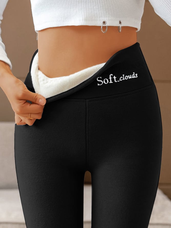 Thermo-Leggings für Damen mit Fleece-Futter | extra warm &amp; elastisch | 9/10-Länge, formender Sitz | S–4XL