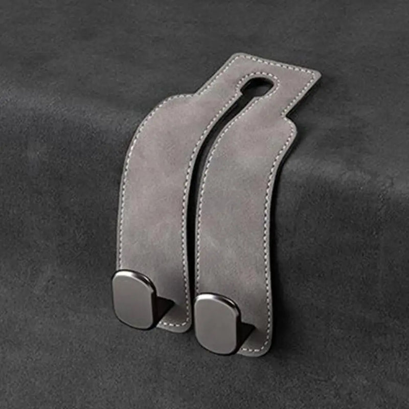Kopfstützen-Haken fürs Auto | Doppelhaken aus Metall als Auto-Organizer für Taschen und Einkäufe