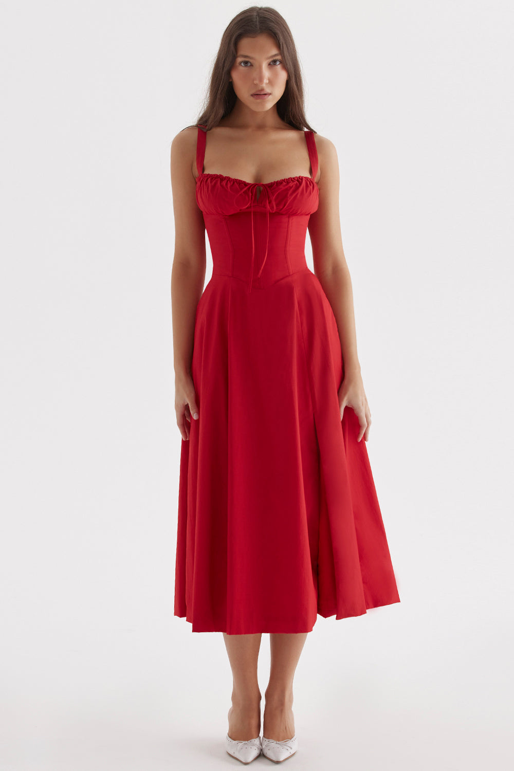 Damen Korsettkleid Elegant &amp; Figurbetont | Sommerkleid mit Femininer Silhouette | Für Partys, Hochzeiten &amp; Besondere Anlässe