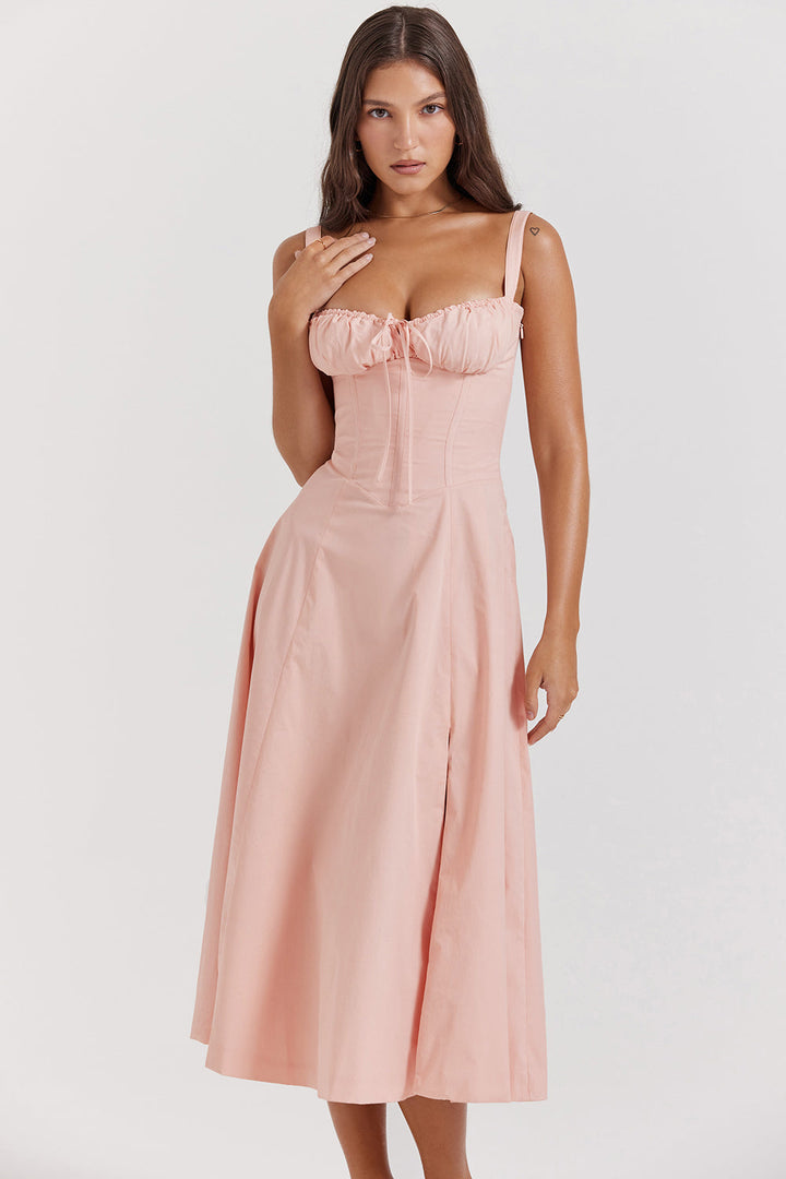 Damen Korsettkleid Elegant &amp; Figurbetont | Sommerkleid mit Femininer Silhouette | Für Partys, Hochzeiten &amp; Besondere Anlässe