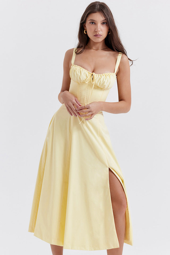 Damen Korsettkleid Elegant &amp; Figurbetont | Sommerkleid mit Femininer Silhouette | Für Partys, Hochzeiten &amp; Besondere Anlässe