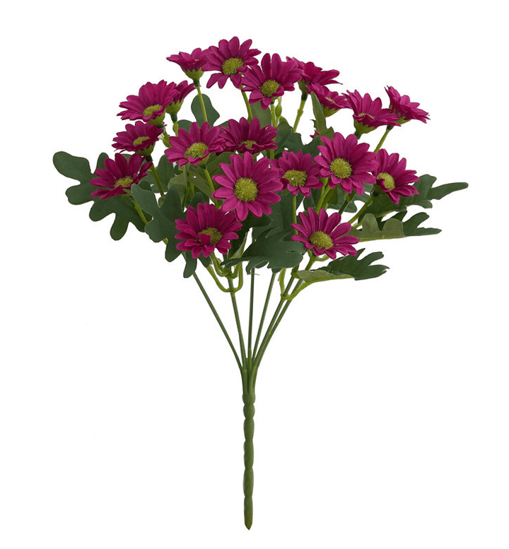 Künstliche Chrysanthemen | UV-beständig | Herbst-Deko für draußen | Naturgetreues Seidenmischgewebe