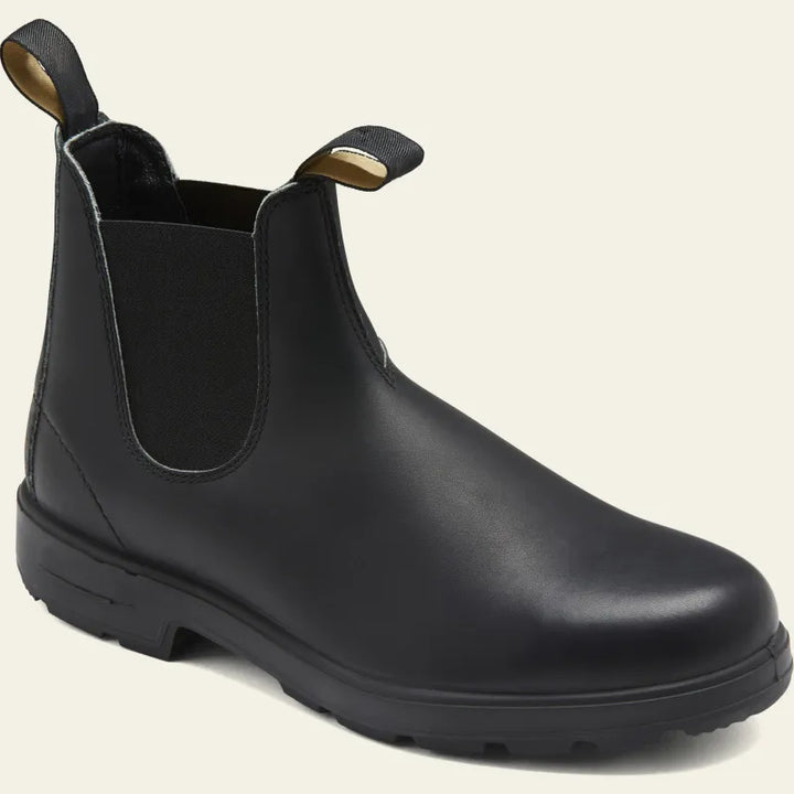 Herren Chelsea Boots wasserdicht aus Kunstleder | Braune Stiefeletten mit leichtem EVA-Sohlenprofil und Slip-on-Design für Alltag