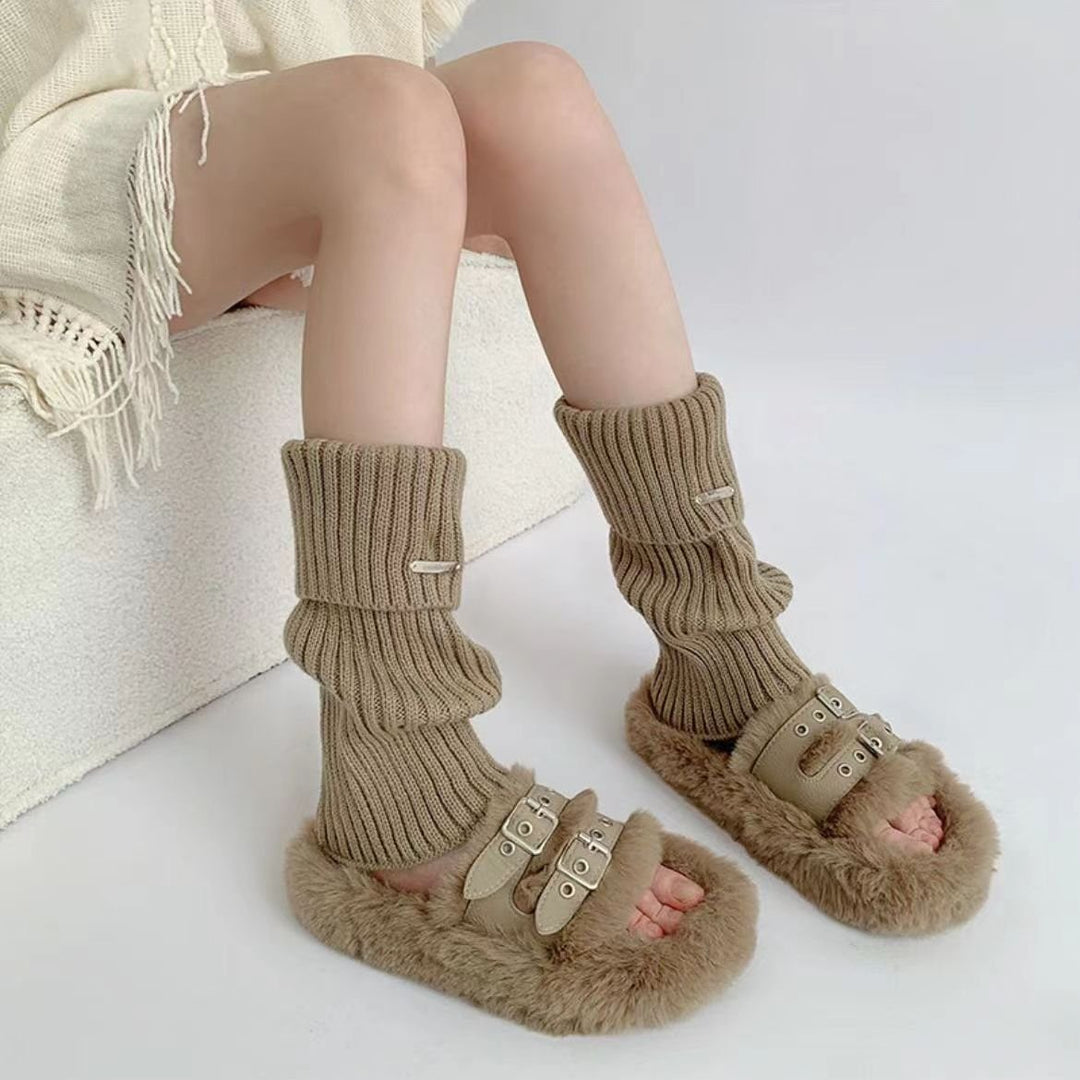 Chaussettes femme longueur cheville | Chaudes et douces | Style rétro Y2K | Élastiques et respirantes