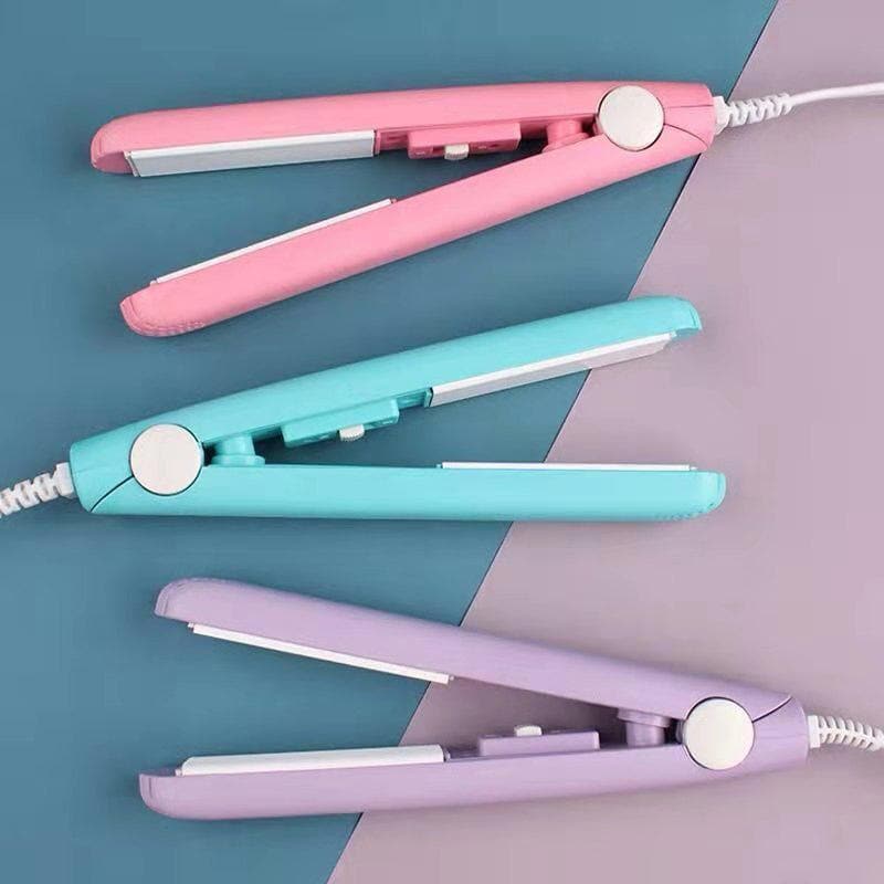 Mini Keramik-Lockenstab 2-in-1 | In 30 Sek. aufgeheizt | Konstante 190°C, Turmalin-Keramik, kompakt für Reisen (EU-Stecker)