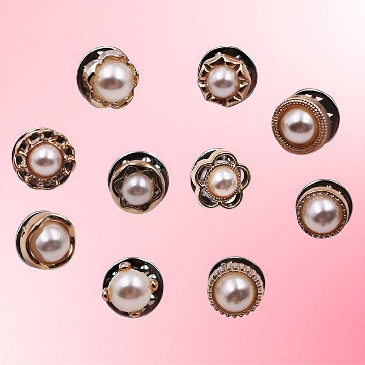 Small alloy brooch clips 1–1.8 cm | secure fastening for blouses &amp; scarves | lightweight &amp; reusable | set of 2