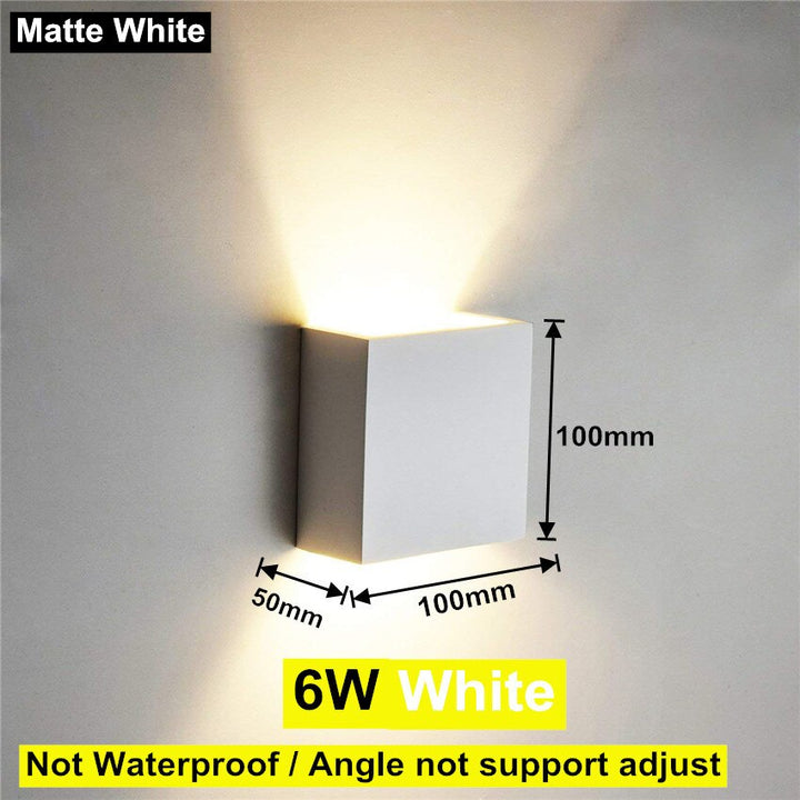 HelleNacht™ Lampada da parete LED premium | Impermeabile IP65 | Sensore di movimento | Luce calda up &amp; down