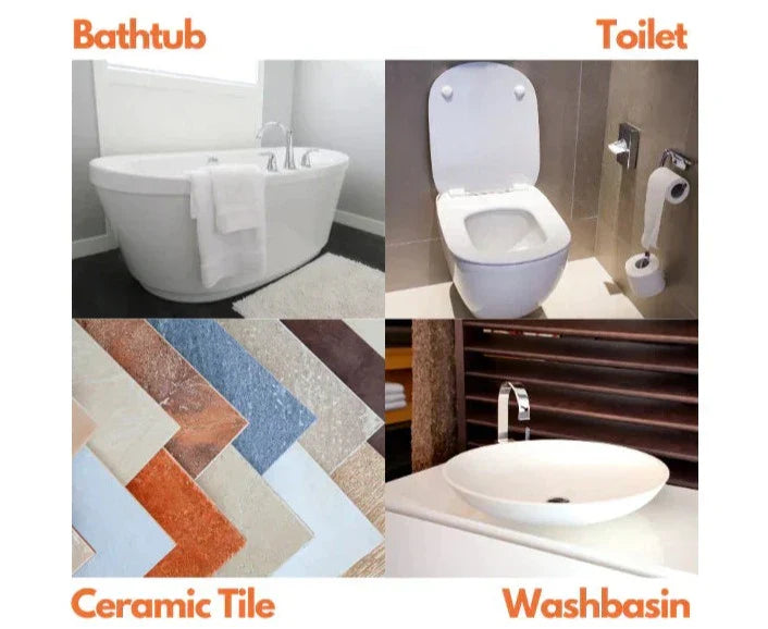 Tile Repair Paste | Ceramic &amp; Porcelain | Glossy Surface &amp; Long-Lasting Seal