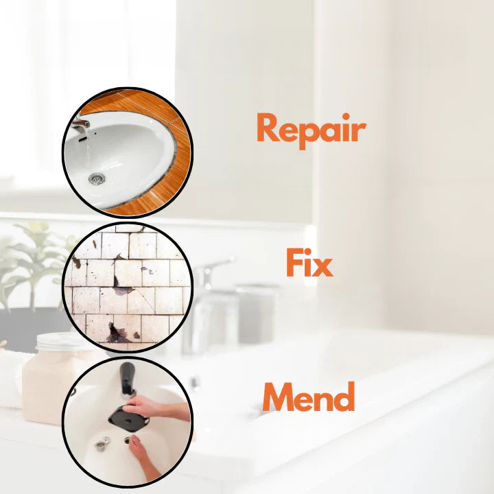 Tile Repair Paste | Ceramic &amp; Porcelain | Glossy Surface &amp; Long-Lasting Seal