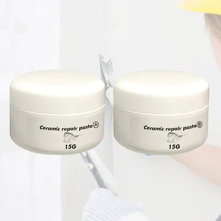 Tile Repair Paste | Ceramic &amp; Porcelain | Glossy Surface &amp; Long-Lasting Seal