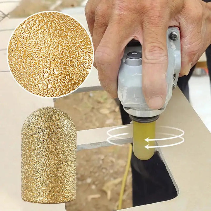 Set di dischi diamantati per levigatura | Per marmo, quarzo e granito | Smussature e bordi interni puliti