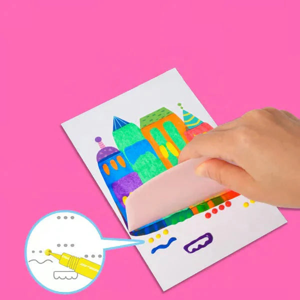 Children’s Squeegee Painting Kit | Creative Painting &amp; Drawing | Colors, Pens &amp; Papers Included, Age-Appropriate 3–6 Years
