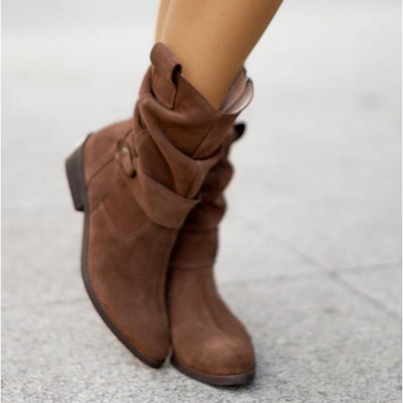 Danna™ Zip-up ankle boots with low heel
