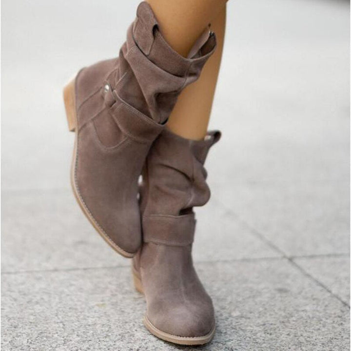 Danna™ Zip-up ankle boots with low heel
